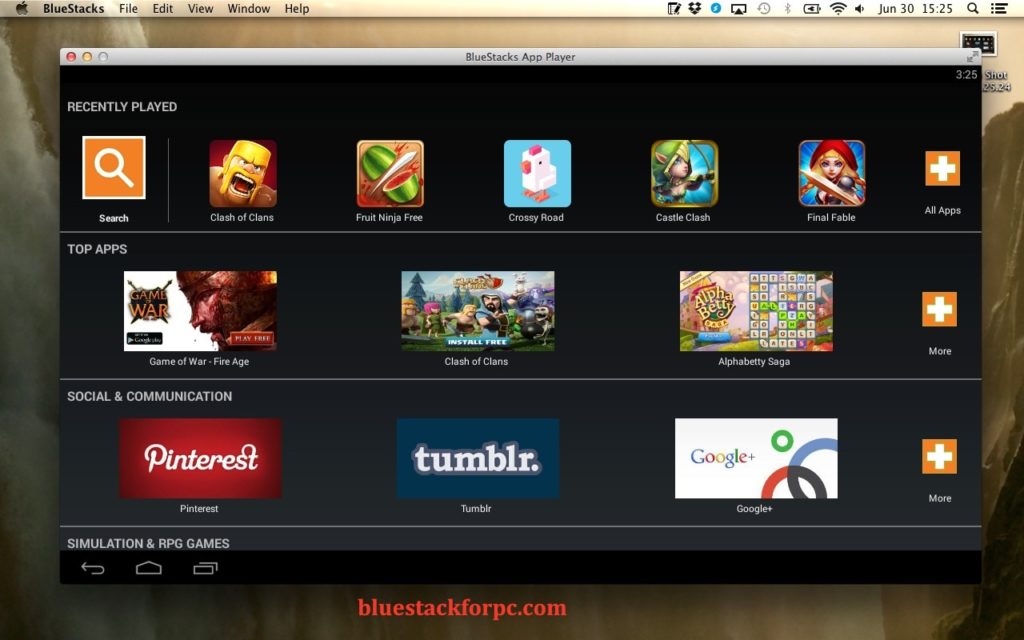 BlueStacks 5.12.102.1001 download the new version for apple